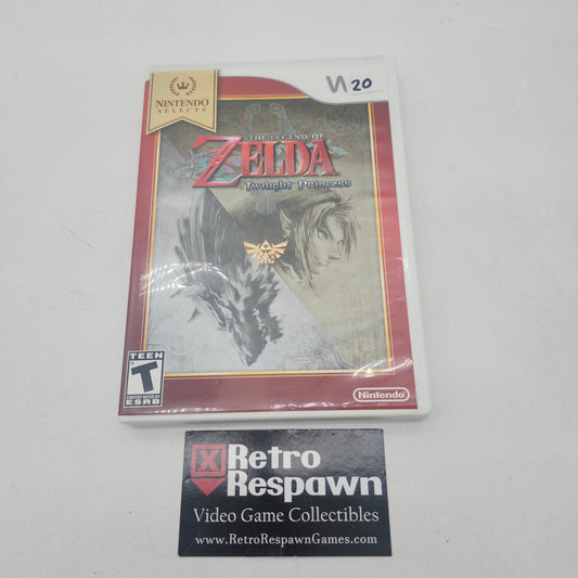 Zelda Twilight Princess [Nintendo Selects] - Wii (Complete)