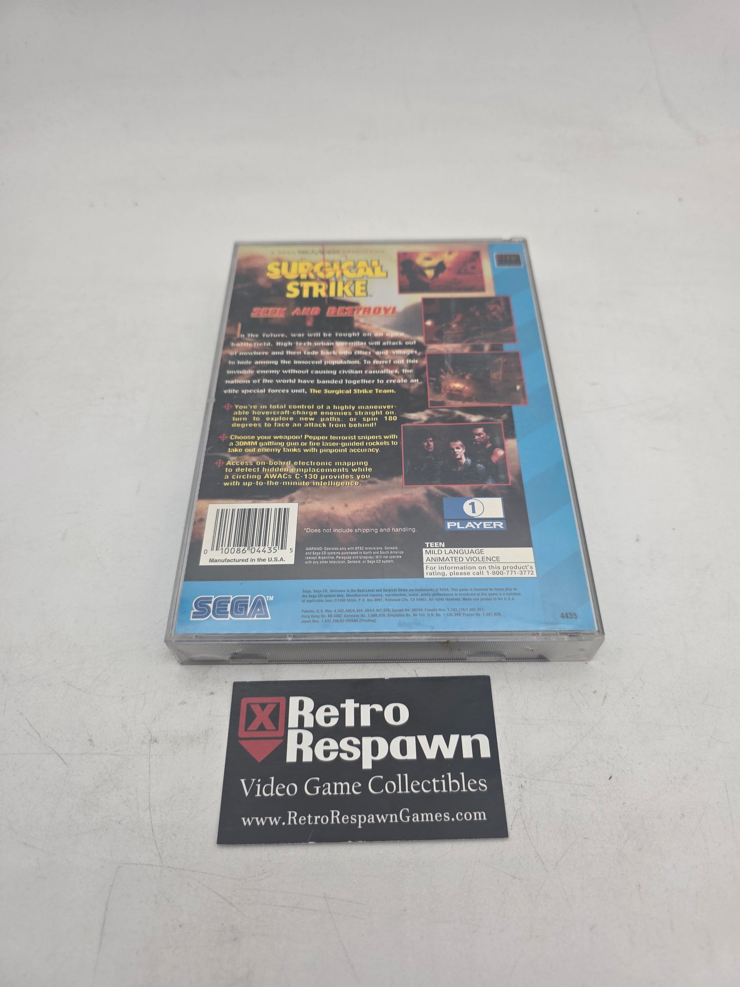 Surgical Strike - Sega CD (Complete)