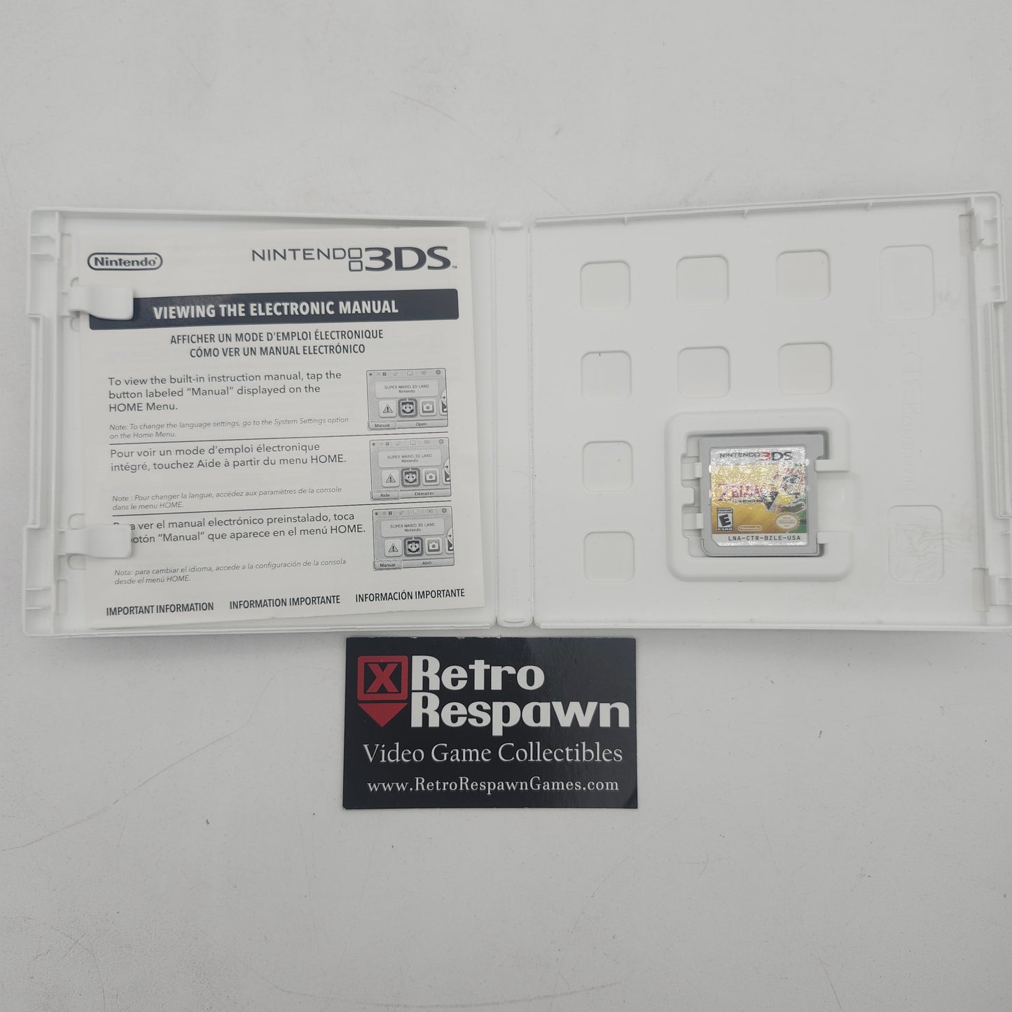 Zelda A Link Between Worlds - Nintendo 3DS (Complete)