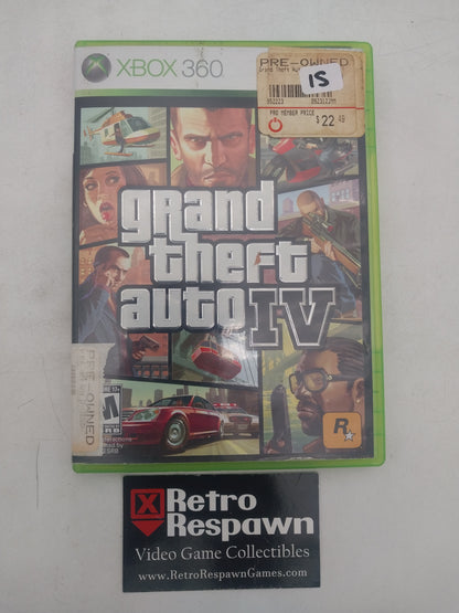 Grand Theft Auto IV - Xbox 360 (Complete/ No Map)