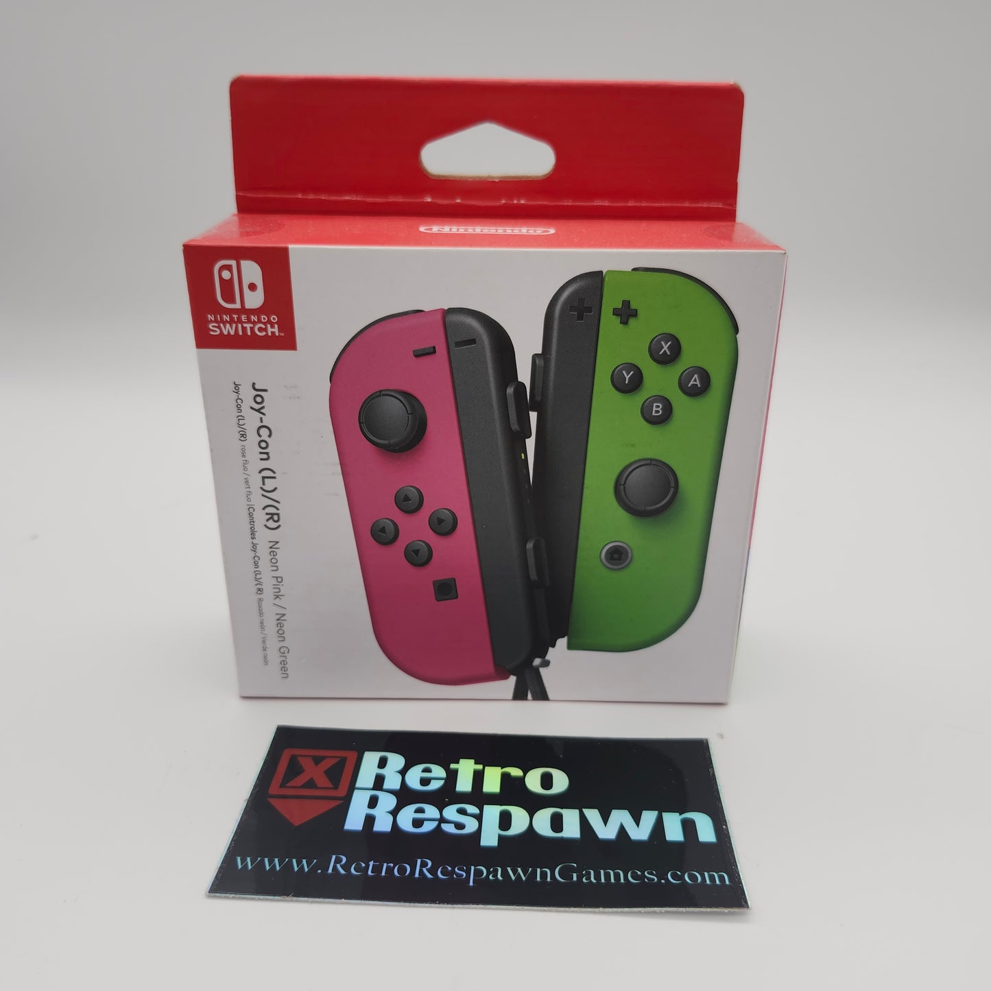 Joy-Con Neon Pink & Neon Green - Nintendo Switch (New)