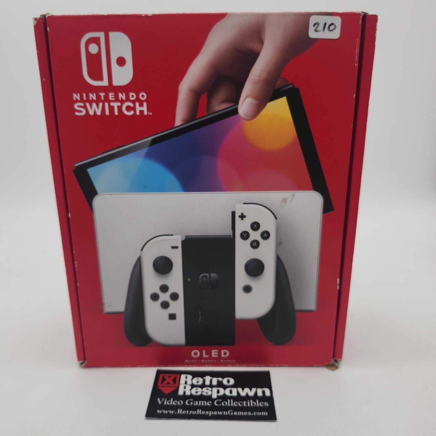 Nintendo Switch OLED with White Joy-Con - Nintendo Switch (Complete)