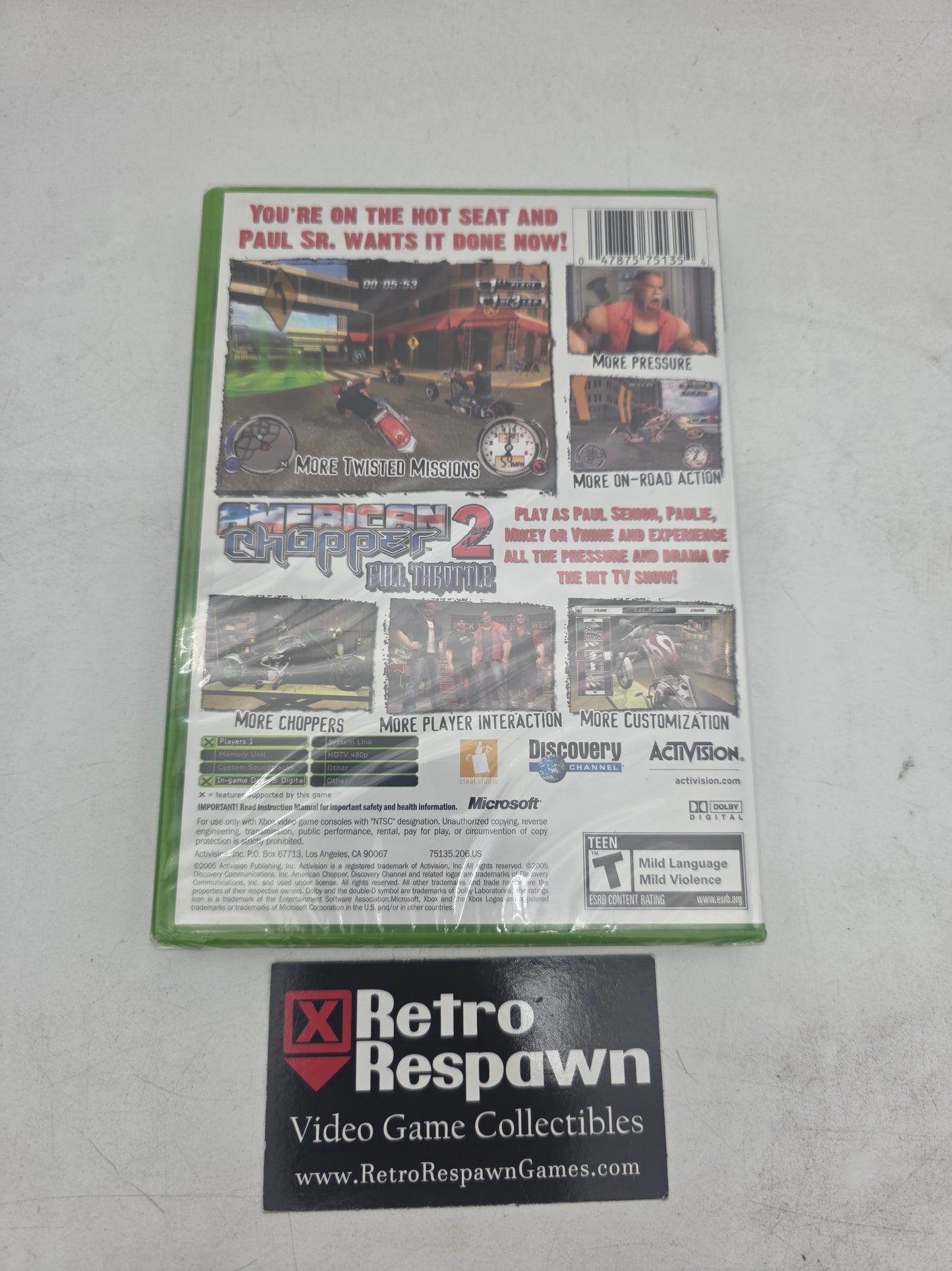 American Chopper 2 Full Throttle - Xbox (Sealed)