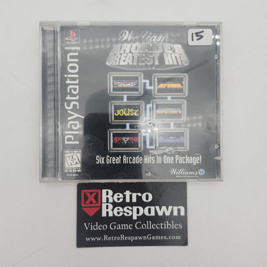 Williams Arcade's Greatest Hits - Playstation (Complete)
