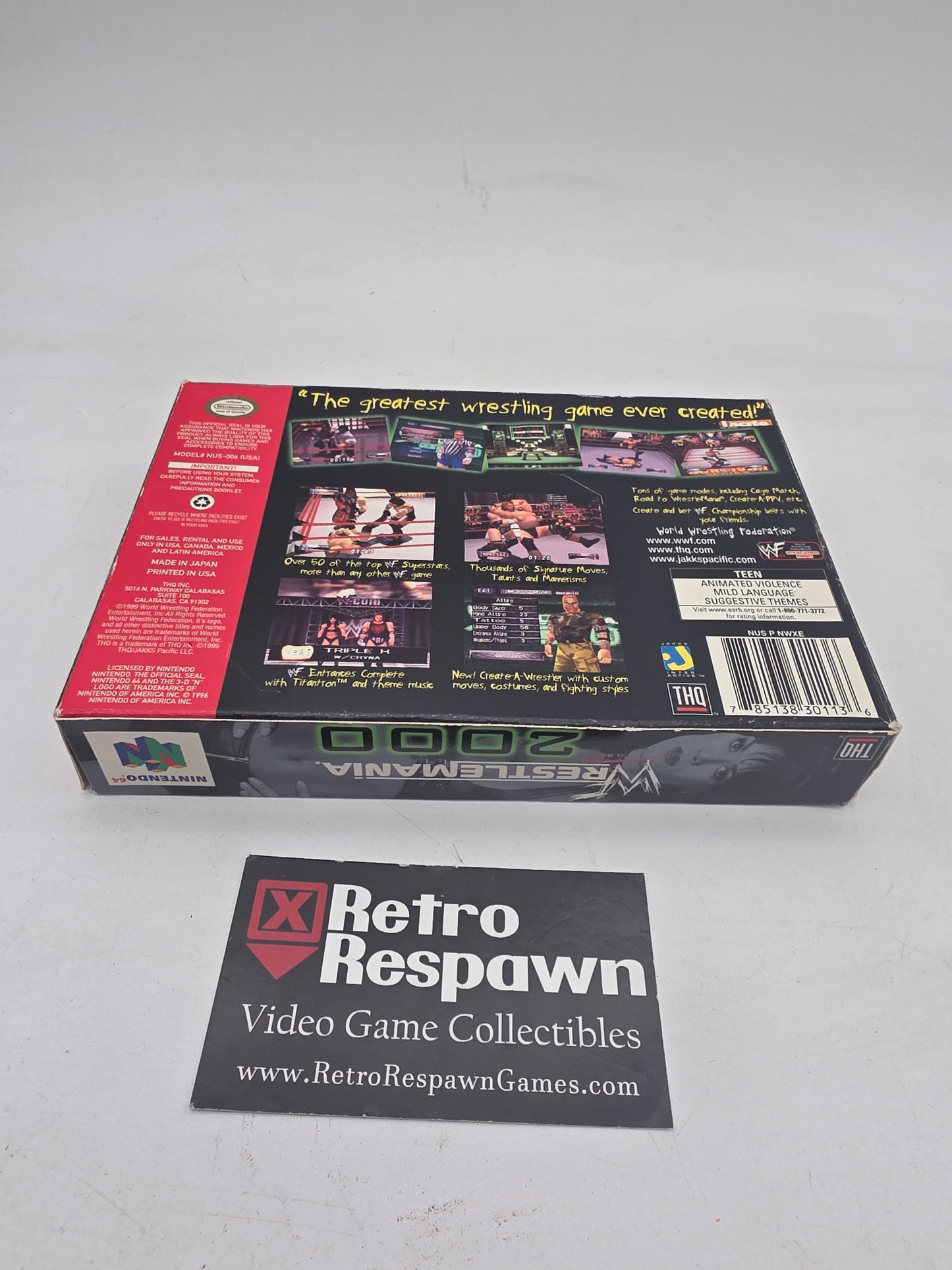 WWF Wrestlemania 2000 - Nintendo 64 (Complete)