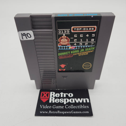 Donkey Kong Jr Math [5 Screw] - NES (Game Only)