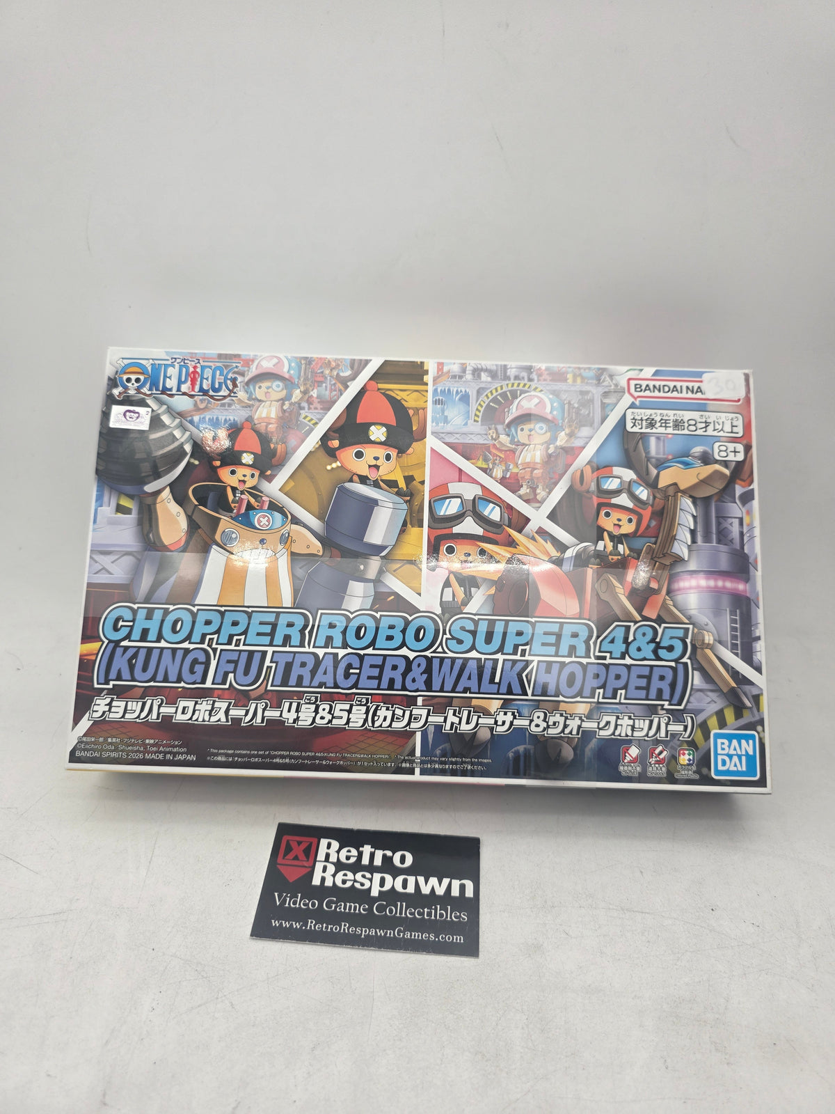 One Piece Chopper Robo Super 4 & 5 Kung Fu Tracer & Walk Hopper - Figure/Statue (Sealed)