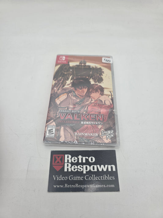 Assault Suits Valken Declassified - Nintendo Switch (Sealed)