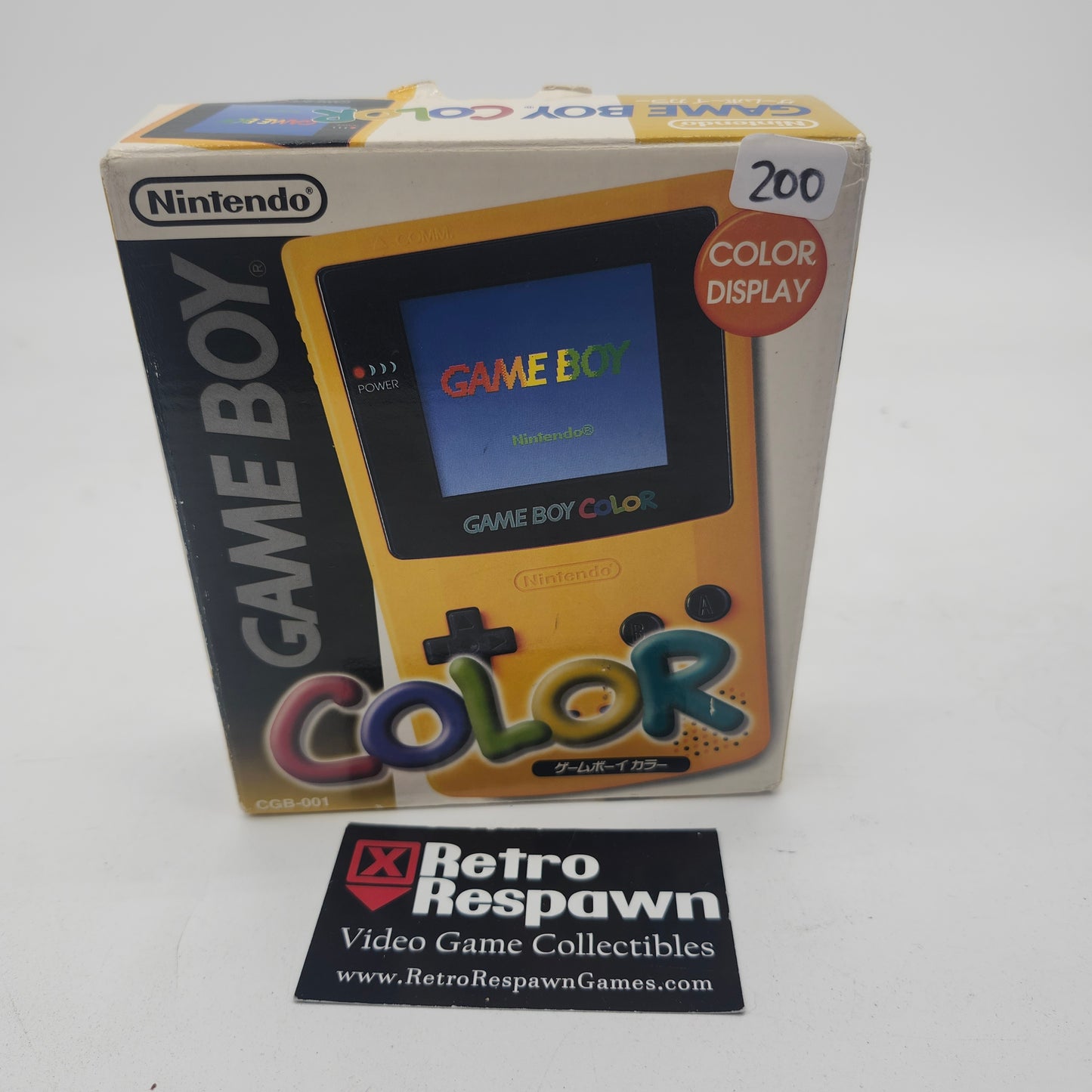 Game Boy Color Yellow - JP GameBoy Color (Complete)