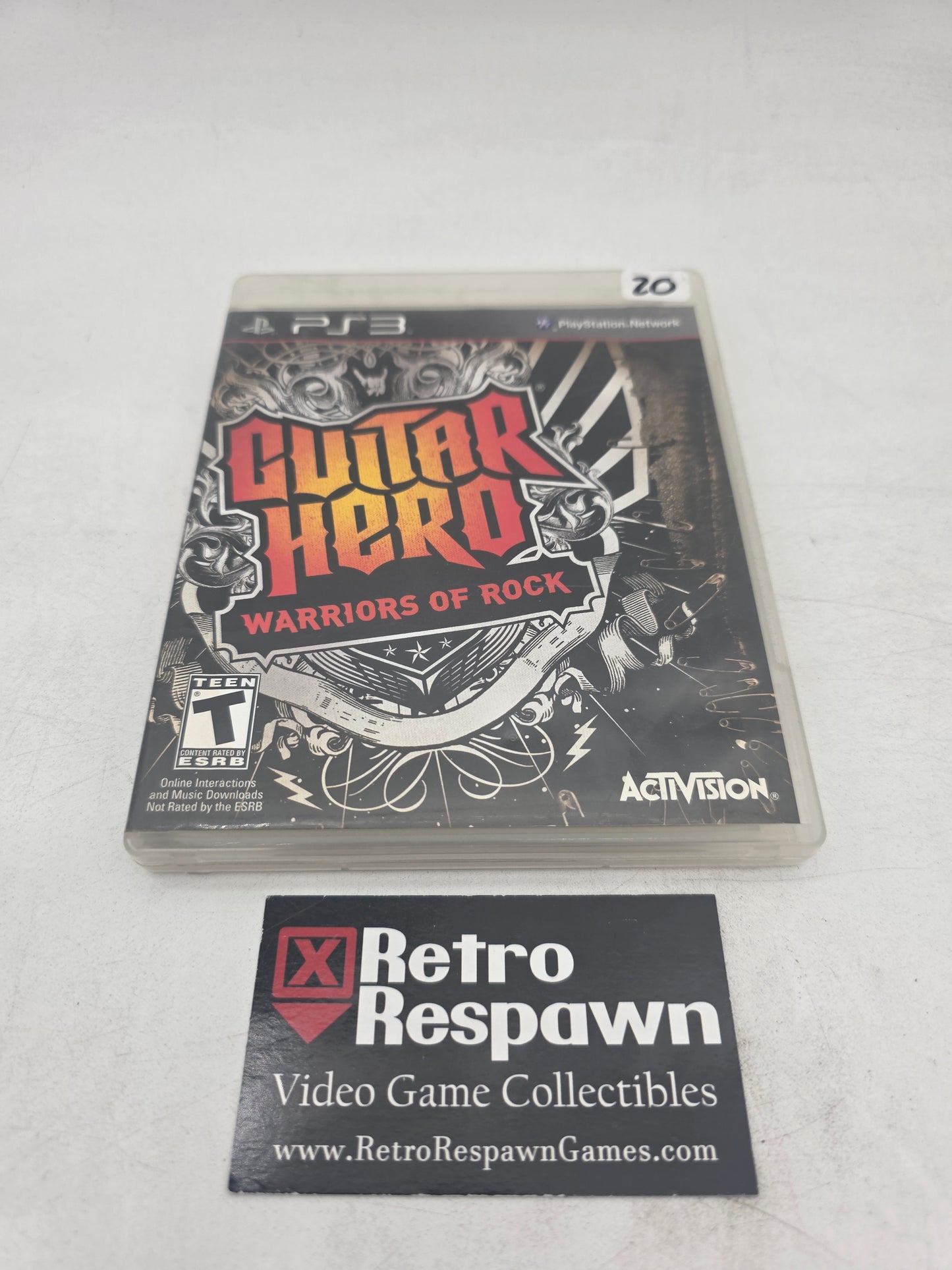 Guitar Hero: Warriors of Rock - Playstation 3 (Complete)
