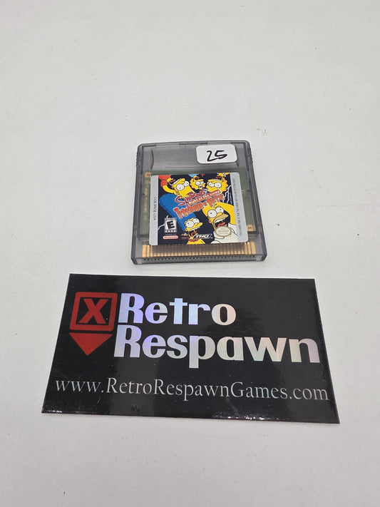 The Simpsons Night of the Living Treehouse of Horror - GameBoy Color (Game Only)