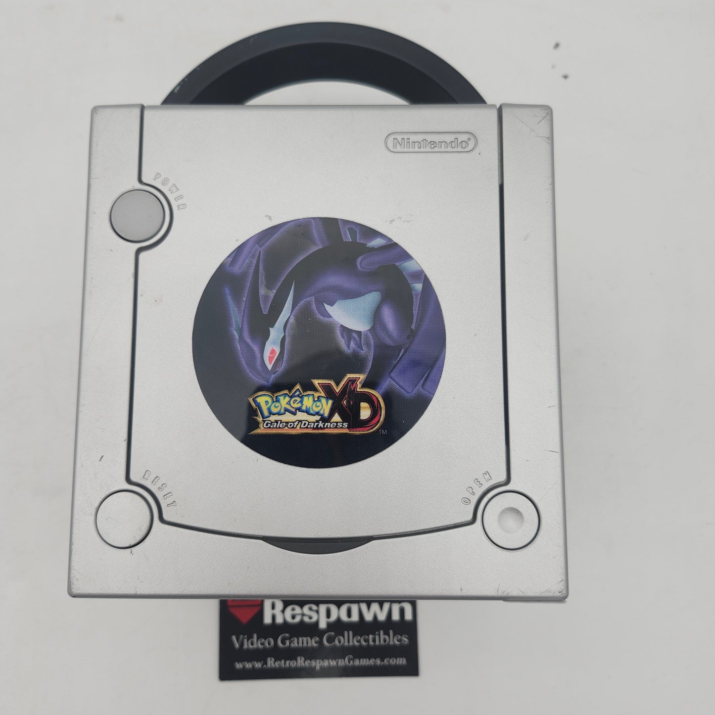Platinum GameCube System [Pokemon XD: Gale of Darkness Faceplate] - Gamecube (Console+Controller+Wires)