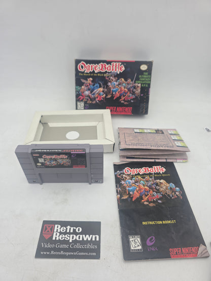 Ogre Battle The March of the Black Queen - Super Nintendo (Complete)