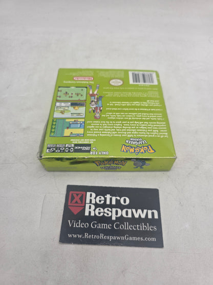 Pokemon LeafGreen Version - GameBoy Advance (Complete/Check Images)