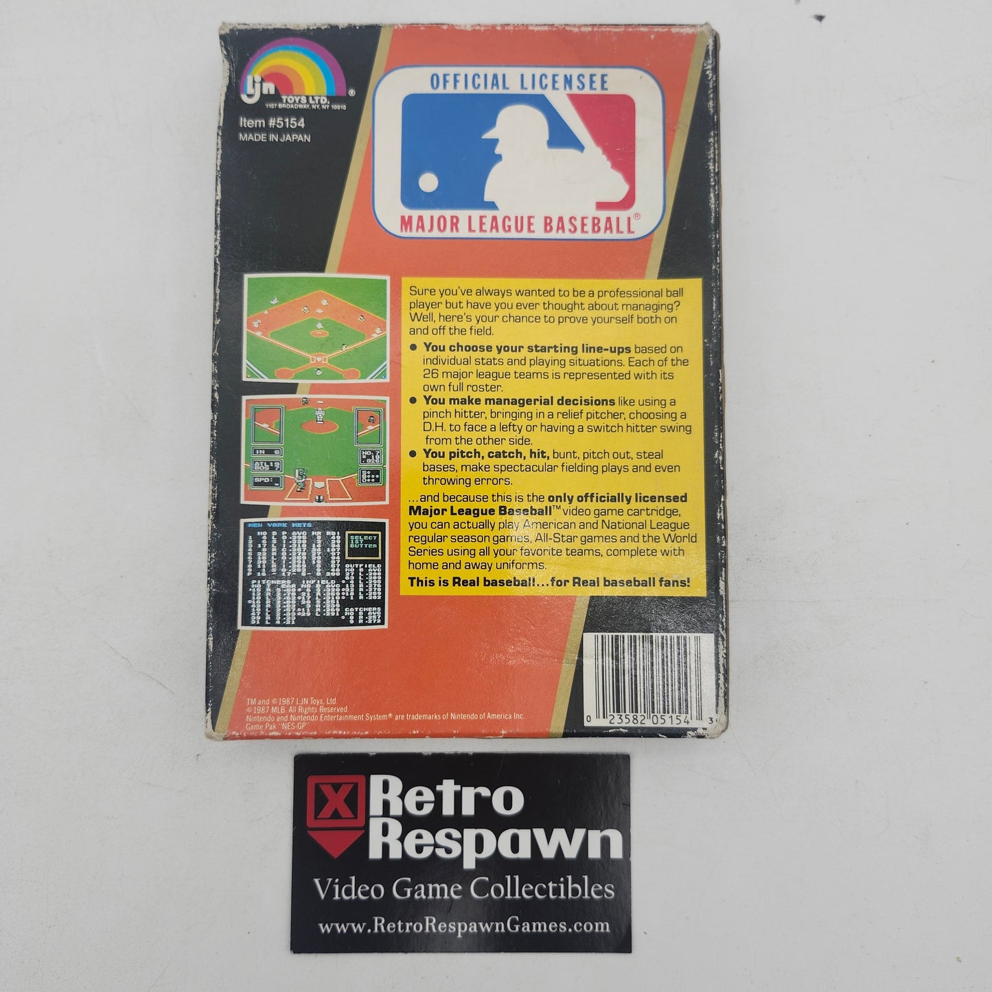 Major League Baseball - NES (Missing Manual)