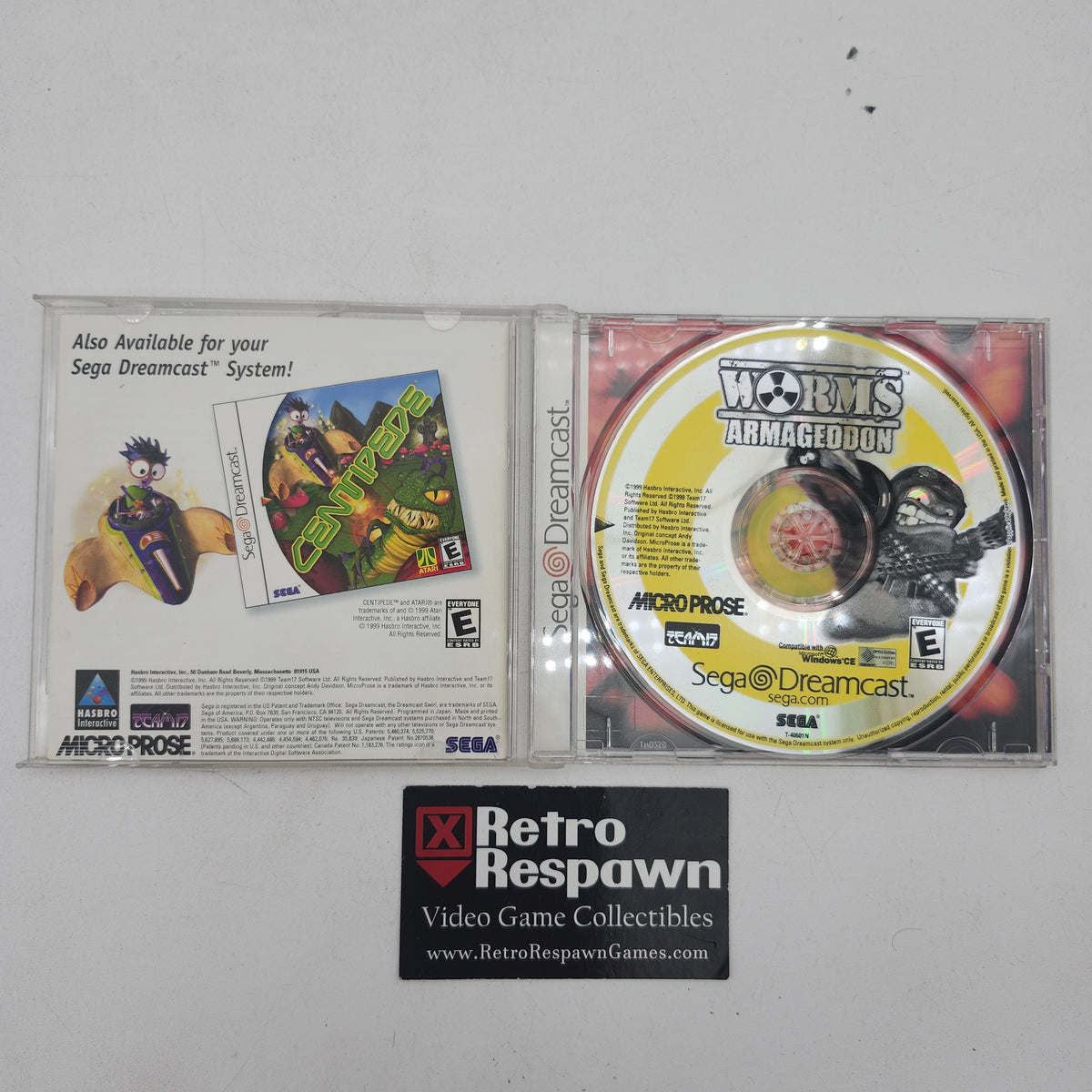 Worms Armageddon - Sega Dreamcast (Complete)