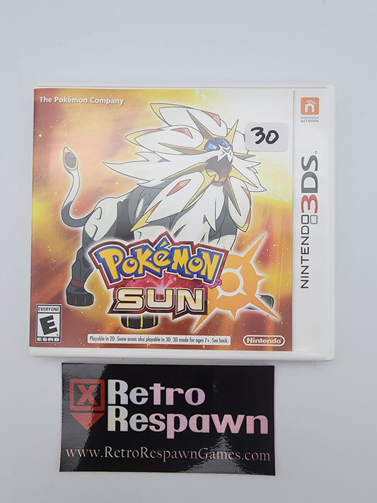 Pokemon Sun - Nintendo 3DS (Complete)