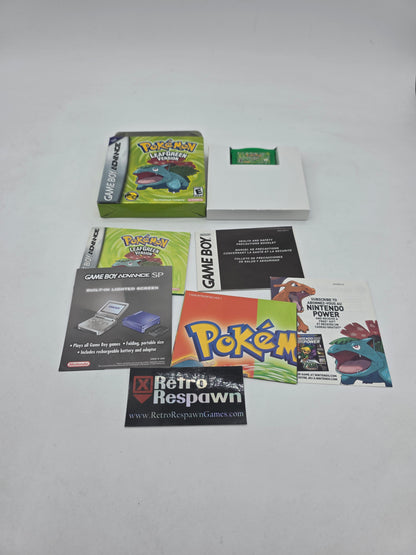 Pokemon LeafGreen Version [No Transfer Varient] - GameBoy Advance (Complete)