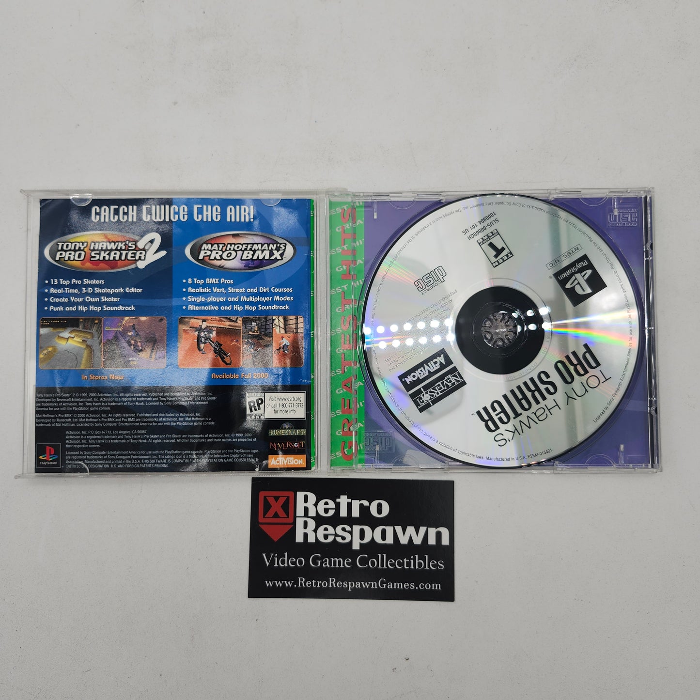 Tony Hawk's Pro Skater [Greatest Hits] - Playstation (Complete)