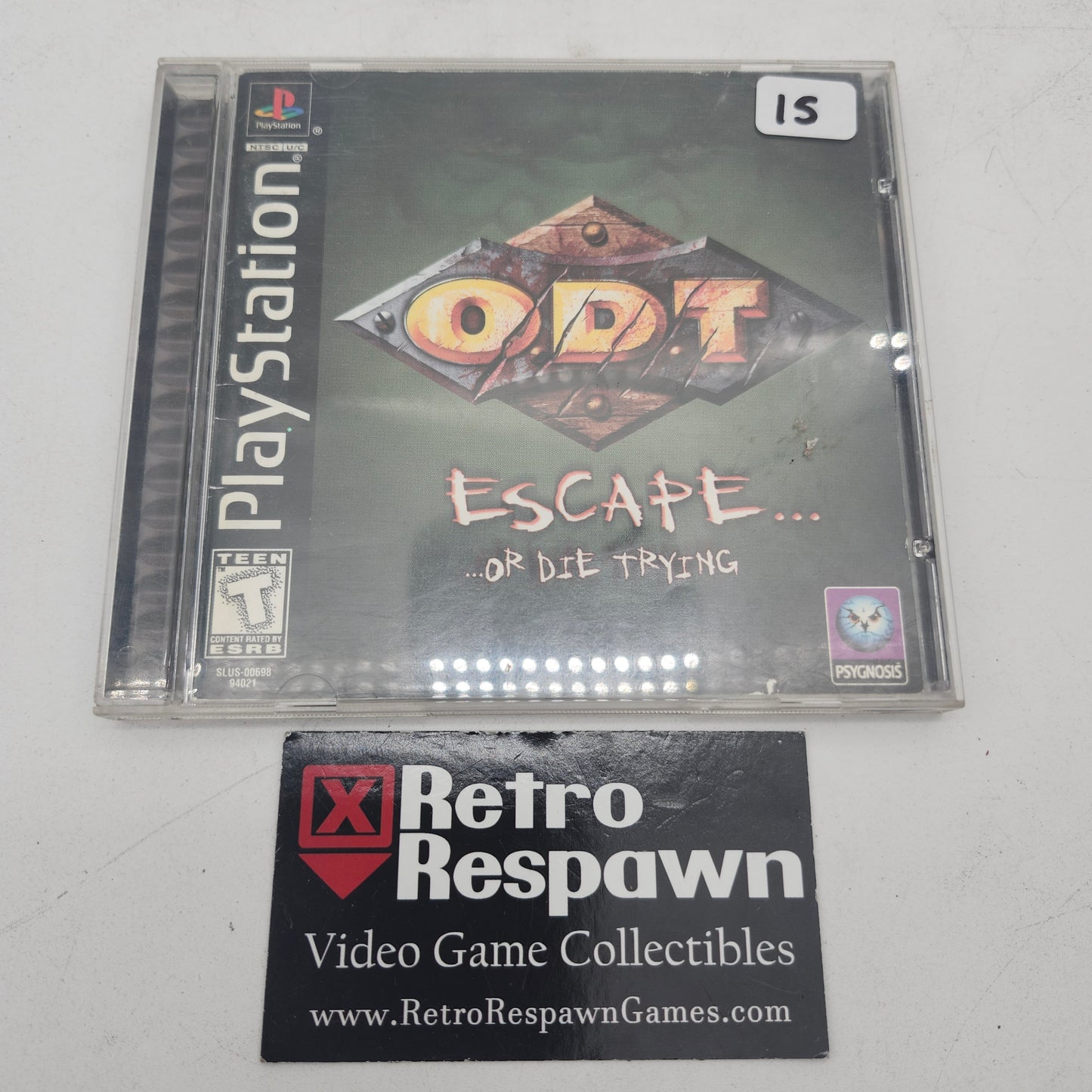 ODT Escape or Die Trying - Playstation (Complete)
