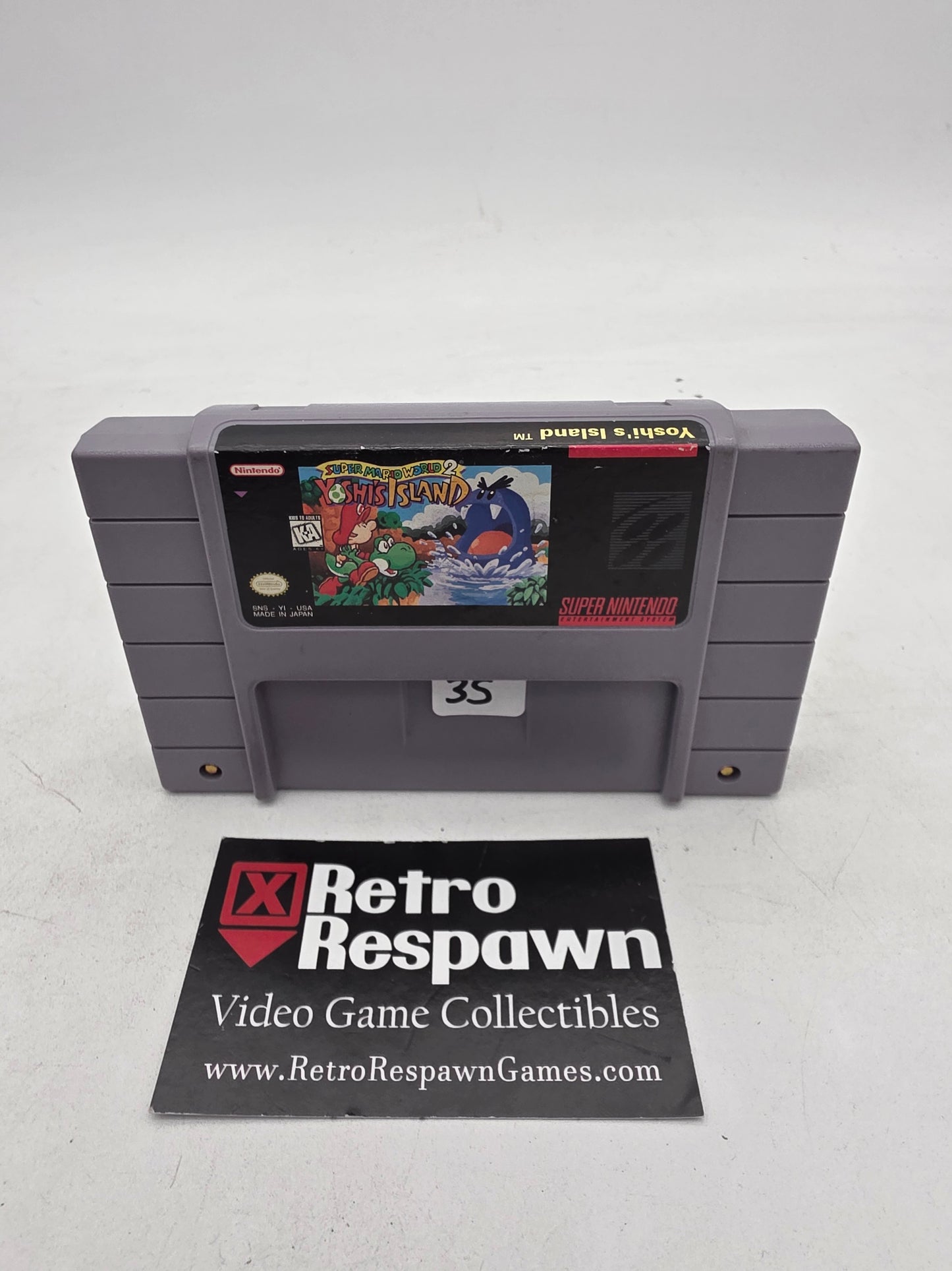 Super Mario World 2 Yoshi's Island - Super Nintendo (Game Only)