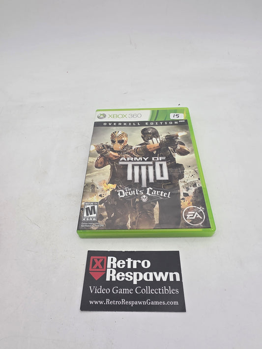Army of Two The Devil's Cartel [Overkill Edition] - Xbox 360 (Complete)