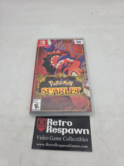 Pokemon Scarlet - Nintendo Switch (Complete)