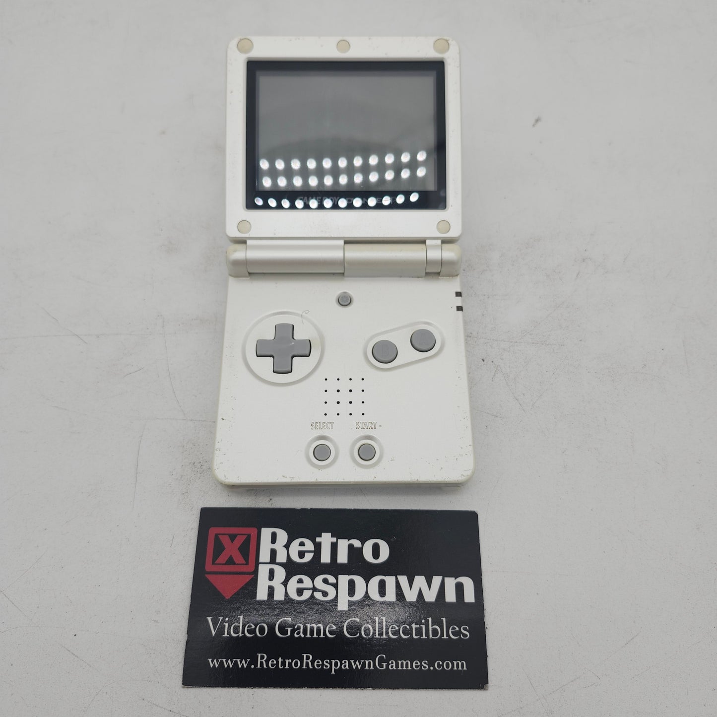 Pearl White Gameboy Advance SP - GameBoy Advance