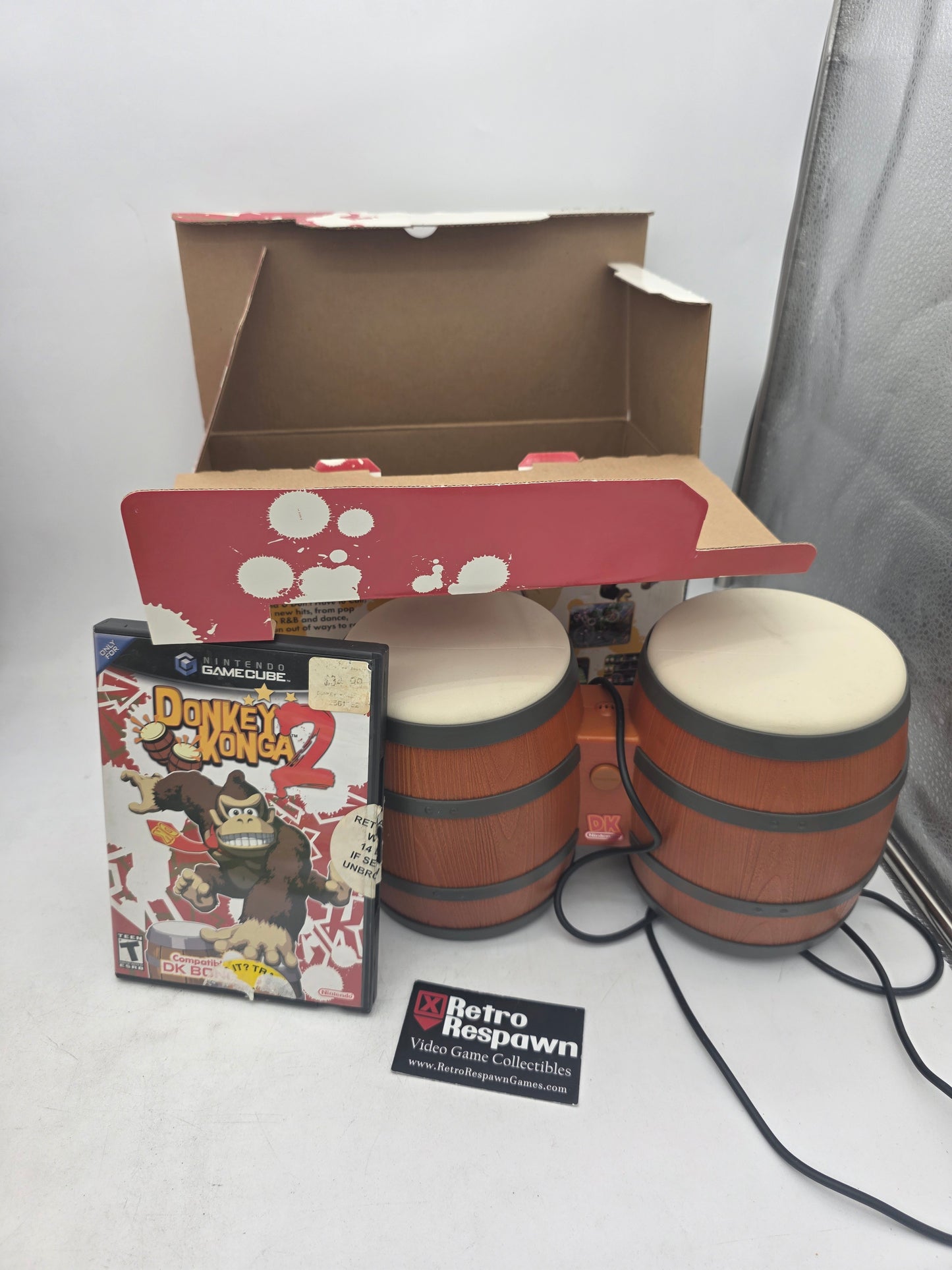 Donkey Konga 2 w/ Bongo - Gamecube (Complete)