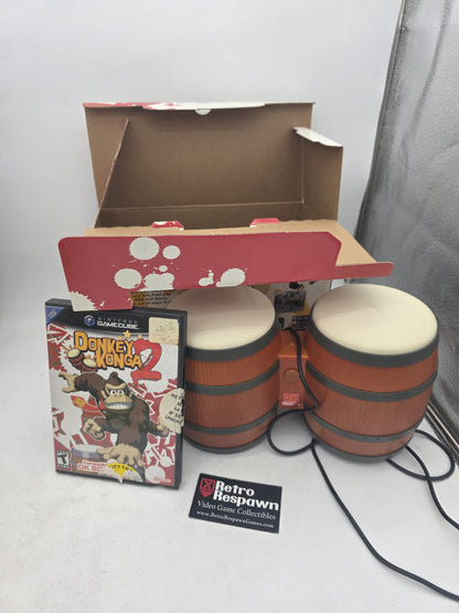 Donkey Konga 2 w/ Bongo - Gamecube (Complete)