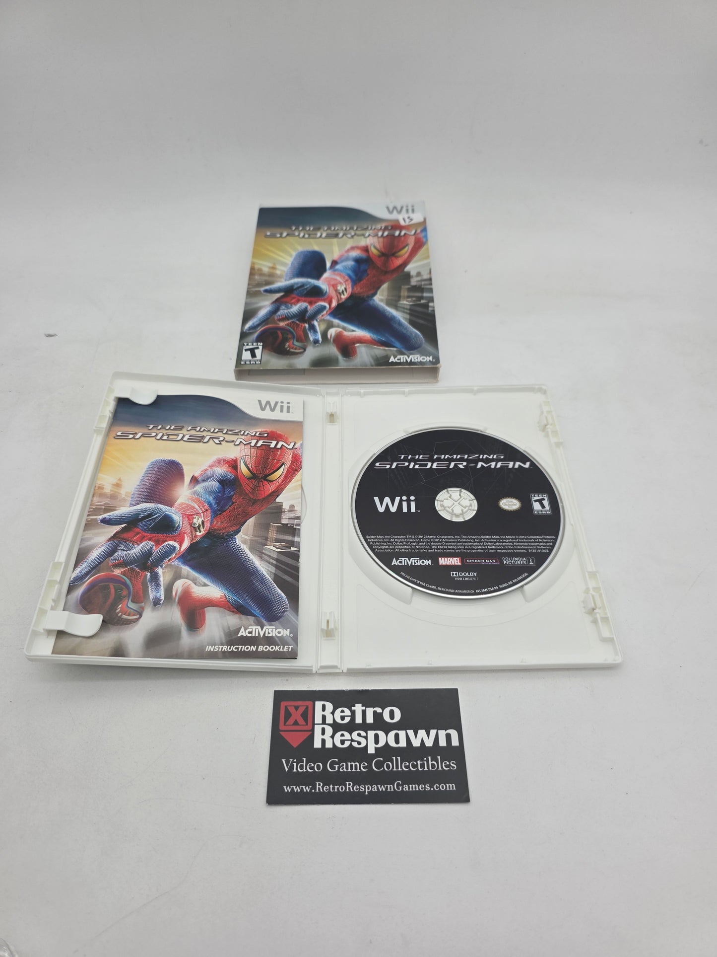Amazing Spiderman [Sleeve] - Wii (Complete)