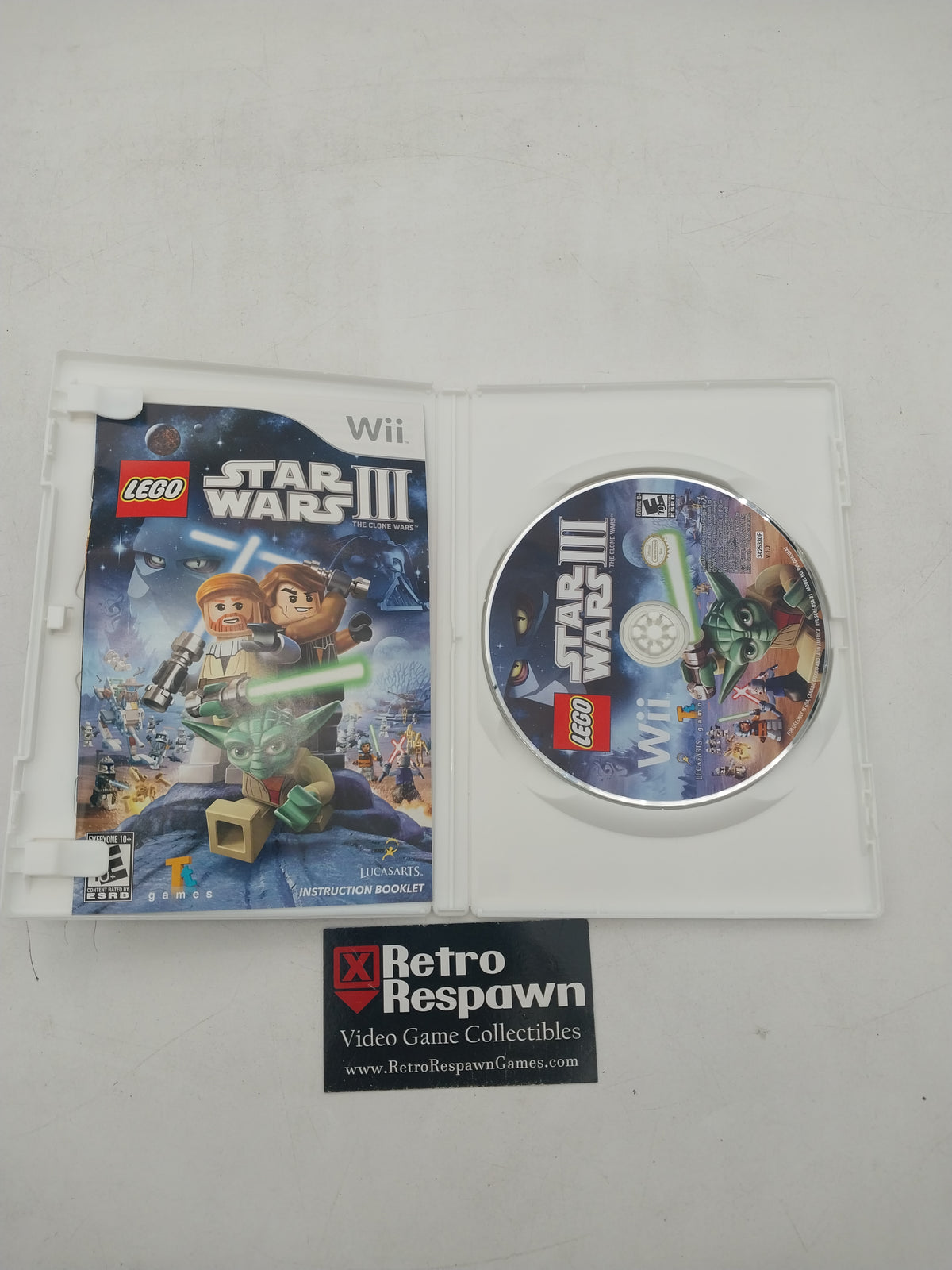 LEGO Star Wars III: The Clone Wars - Wii (Complete)