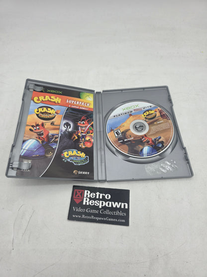 Crash Bandicoot Super Pack [Platinum Family Hits] - Xbox (Complete)