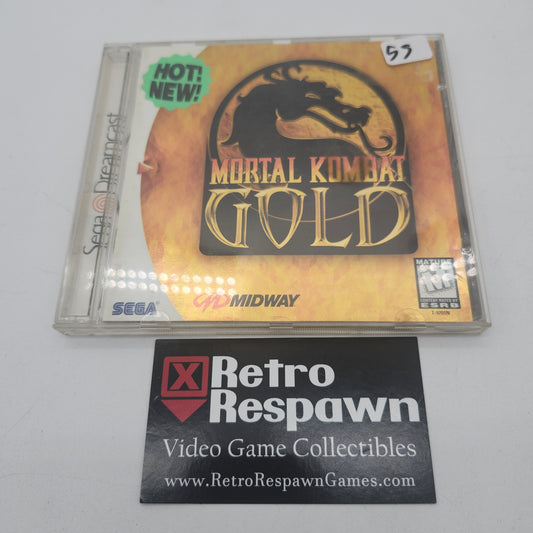 Mortal Kombat Gold [Hot New] - Sega Dreamcast (Complete)