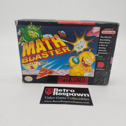 Math Blaster Episode 1 - Super Nintendo (Missing Manual)