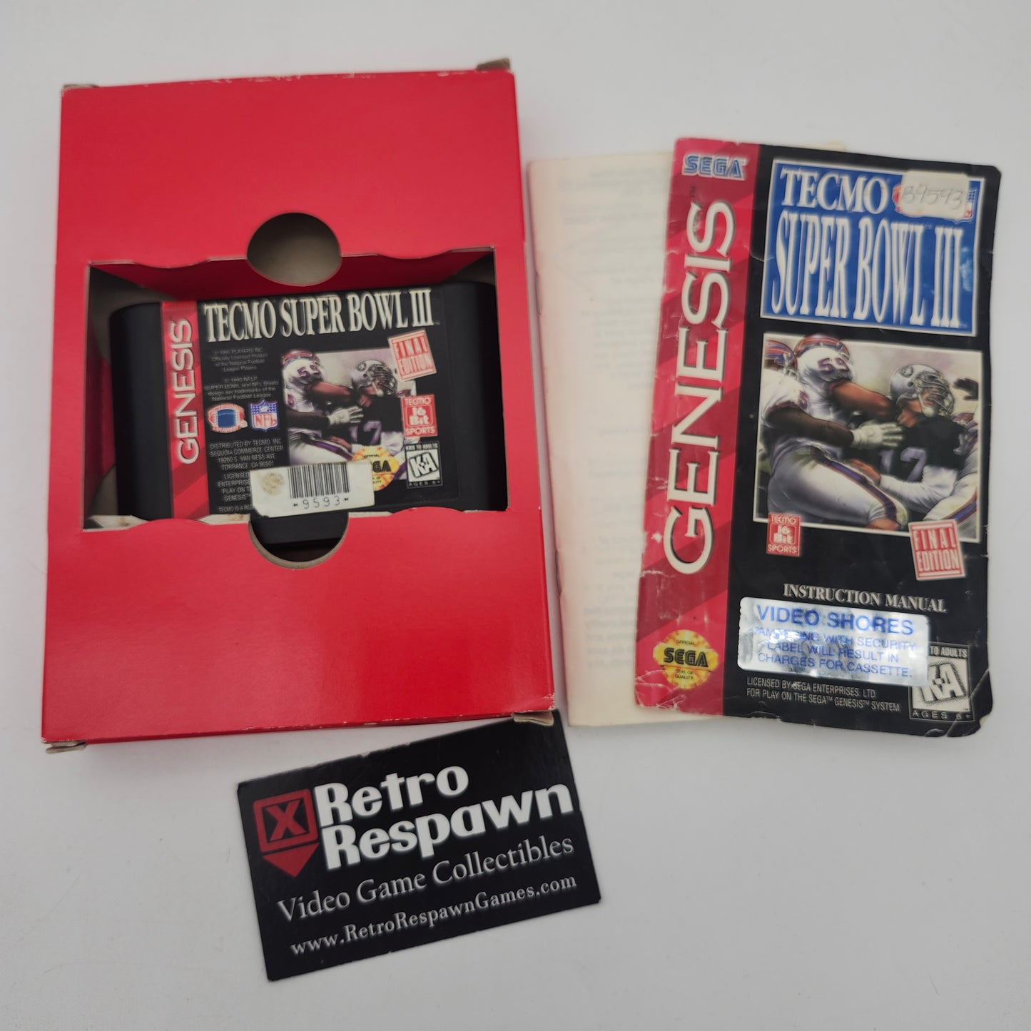 Tecmo Super Bowl III - Sega Genesis (Complete)