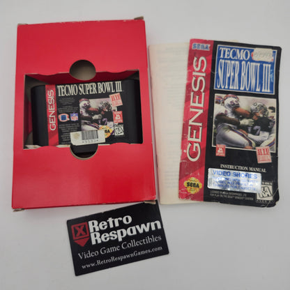 Tecmo Super Bowl III - Sega Genesis (Complete)