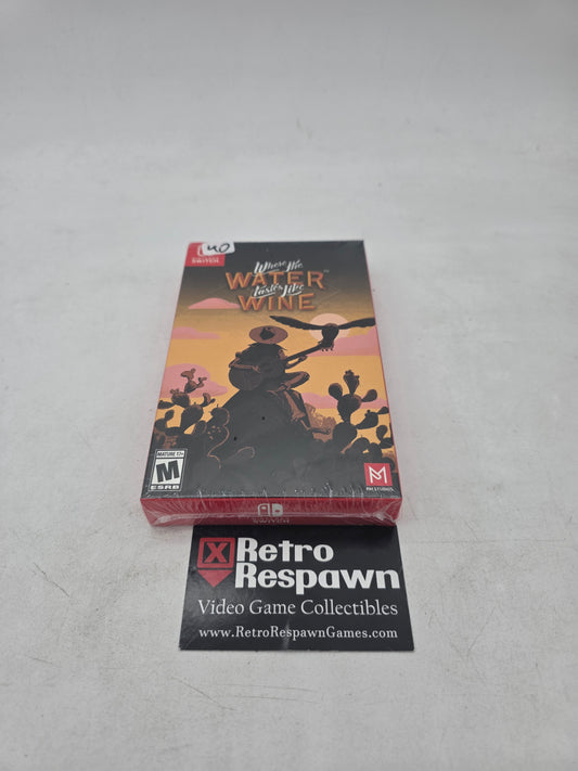 Where the Water Tastes Like Wine [Steelbook Edition] - Nintendo Switch (Sealed)