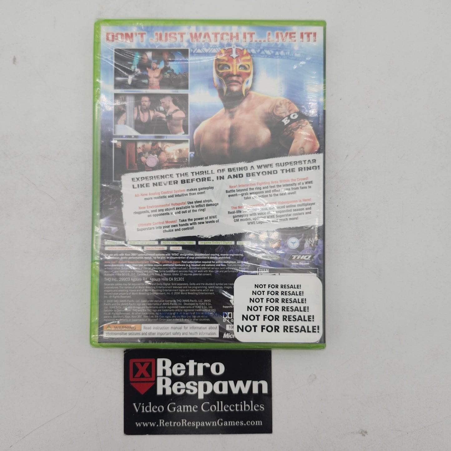 WWE Smackdown VS Raw 2007 [Not for resale] - Xbox360 (Sealed)