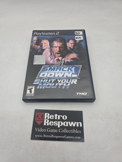 WWE Smackdown Shut Your Mouth - Playstation 2 (No Manual)