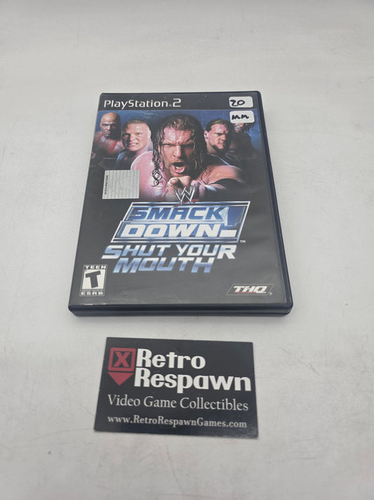 WWE Smackdown Shut Your Mouth - Playstation 2 (No Manual)