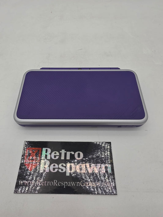 New Nintendo 2DS XL Purple & Silver - Nintendo 3DS (Console + Charger)