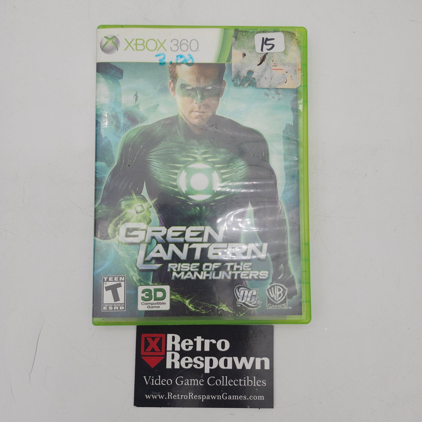 Green Lantern: Rise of the Manhunters - Xbox 360 (Complete)