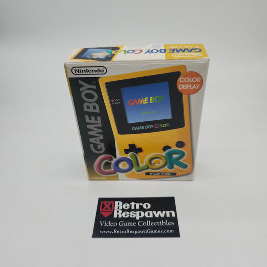 Game Boy Color Yellow - GameBoy Color (Complete)
