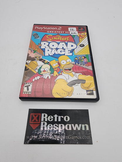 The Simpsons Road Rage [Greatest Hits] - Playstation 2 (Missing Manual)