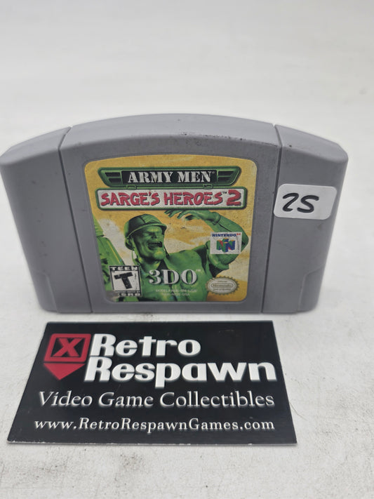 Army Men Sarge's Heroes 2 - Nintendo 64 (Game Only)