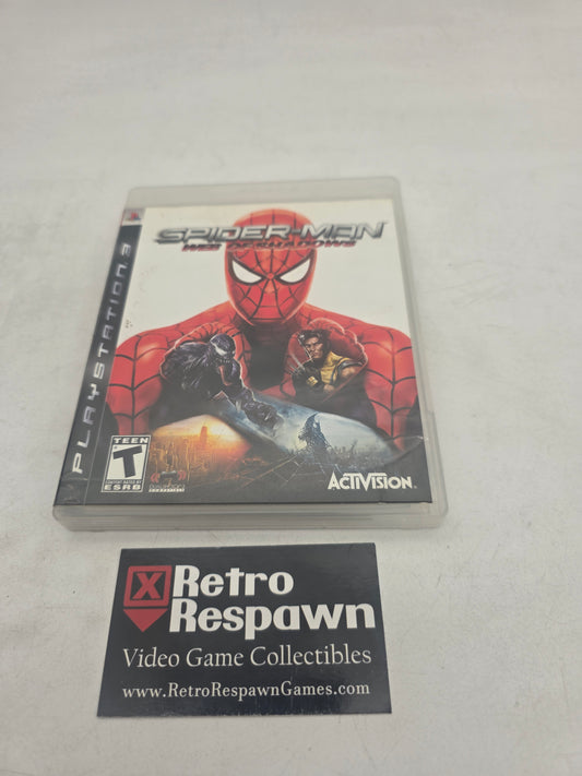 Spiderman Web of Shadows - Playstation 3 (Complete)