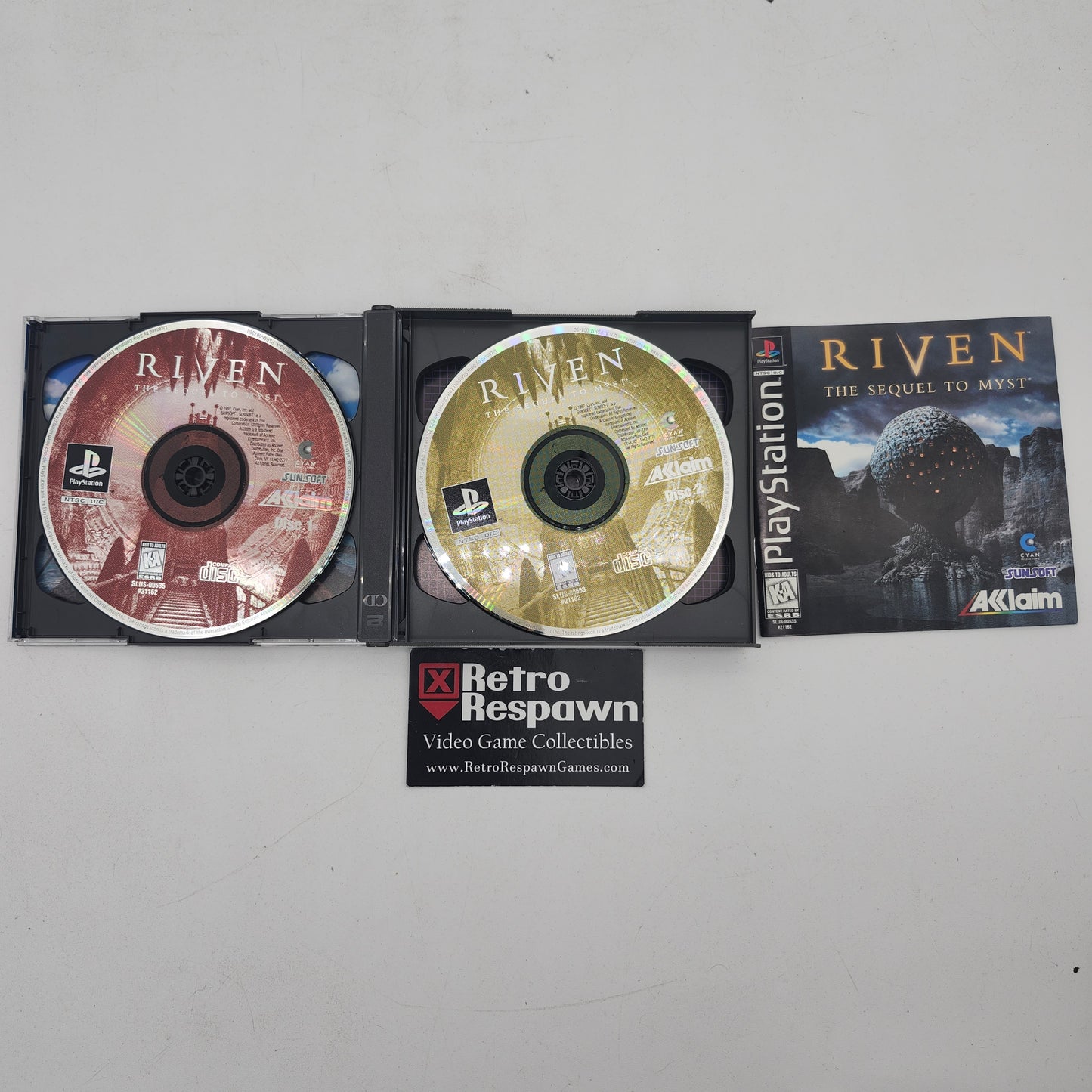 Riven The Sequel to Myst - Playstation (Complete)
