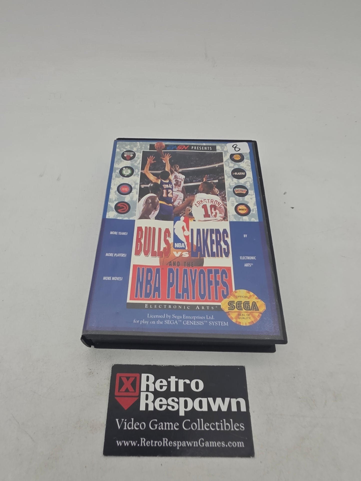 Bulls vs Lakers and the NBA Playoffs - Sega Genesis (Complete)