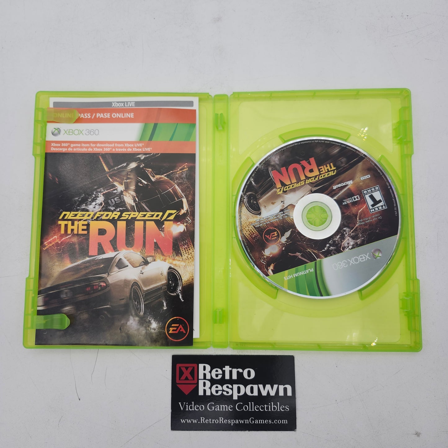 Need For Speed: The Run [Platinum Hits] - Xbox 360 (Complete)